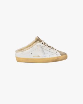 Женские сабо Golden Goose Super-Star sabot утепленные кожа коричневый GWF00110F00397581760