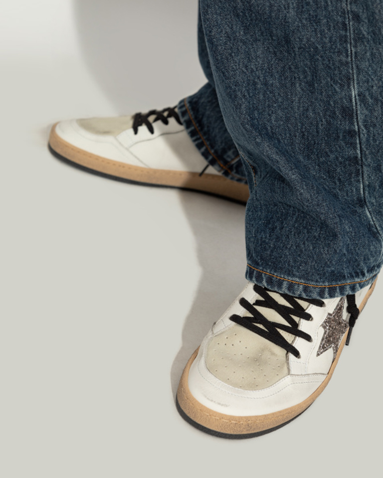 Жіночі кеди Golden Goose White Ball Star Sneakers шкіра білий GWF00117.F006859.82865
