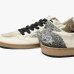 Жіночі кеди Golden Goose Ball Star шкіра білий зі срібними блискітками GWF00117F00747212274