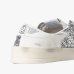 Женские кеды Golden Goose Stardan кожа белый с серебряными блестками GWF00128F00218580185