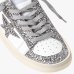 Женские кеды Golden Goose Stardan кожа белый с серебряными блестками GWF00128F00218580185