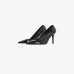 Женские туфли на шпильке Pinko Juliette 09 с логотипом кожа лакированные черный SD0125E002 Z99