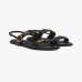 Женские босоножки Pinko Milly 08 кожа с металлическими єлементами черный SD0467P003Z99