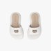 Женские шлепанцы Pinko Fiona 03 кожа с логотипом молочный SD0525P003Z12