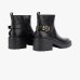 Жіночі ботильйони Pinko Altea 03 чорні шкіра з ременем на підборах SD0551P001Z99