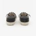 Женские кеды Golden Goose замша с глиттером на высокой подошве серый SGWF00118.F006202.60537