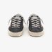 Женские кеды Golden Goose замша с глиттером на высокой подошве серый SGWF00118.F006202.60537