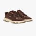 Жіночі кросівки Pinko Athena 01 коричневий замша на платформі з хутром SS0195P055L72