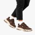 Жіночі кросівки Pinko Athena 01 коричневий замша на платформі з хутром SS0195P055L72