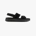 Женские босоножки Mou Bounce sandal All monochrome замша черный SW531001A