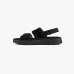 Женские босоножки Mou Bounce sandal All monochrome замша черный SW531001A