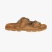 Женские шлепанцы Mou Low Bio Sandal 2buckles замша коричневый SW631000A