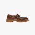 Жіночі туфлі броги Max Mara Weekend Pompei на шнурівці шкіра коричневий WE5526055506002