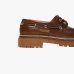 Жіночі туфлі броги Max Mara Weekend Pompei на шнурівці шкіра коричневий WE5526055506002