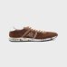 Мужские кроссовки Premiata Sneaker Eric 6605 Brown кожа коричневая с перфорацией