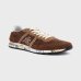 Мужские кроссовки Premiata Sneaker Eric 6605 Brown кожа коричневая с перфорацией