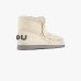 Женские ботинки снегоходы Mou Eskimo 18 Glitter Logo замша молочный fw101050A
