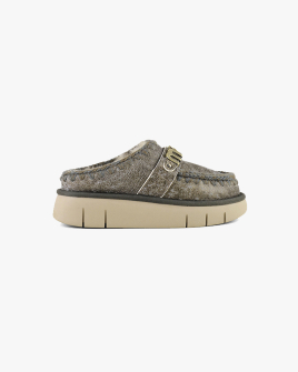 Жіночі клоги Mou Bounce Clog Special leather зелений шкіра fw531001С Жіночі клоги Mou Bounce Clog Special leather зелений шкіра fw531001С