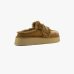 Женские клоги Mou Platform Clog With Strap Logo замша бежевый fw681006A