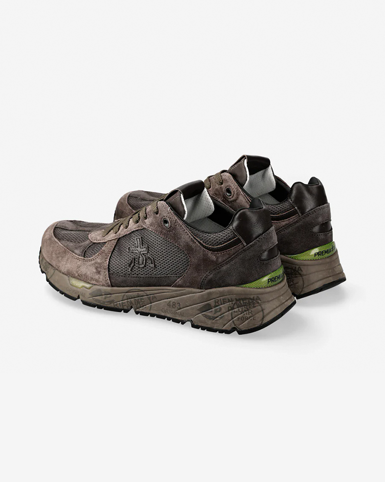 Мужские кроссовки Premiata Sneaker Mase 6875 кожа коричневый
