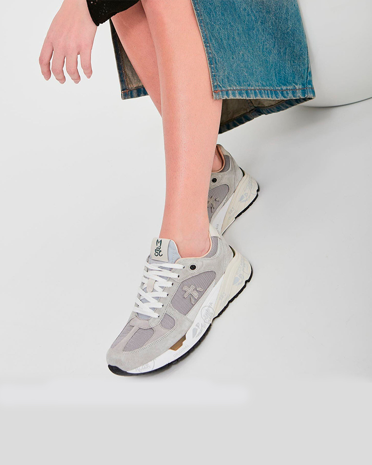Жіночі кросівки Premiata Sneakers Mased 6258 Grey сірий шкіра Жіночі кросівки Premiata Sneakers Mased 6258 Grey сірий шкіра