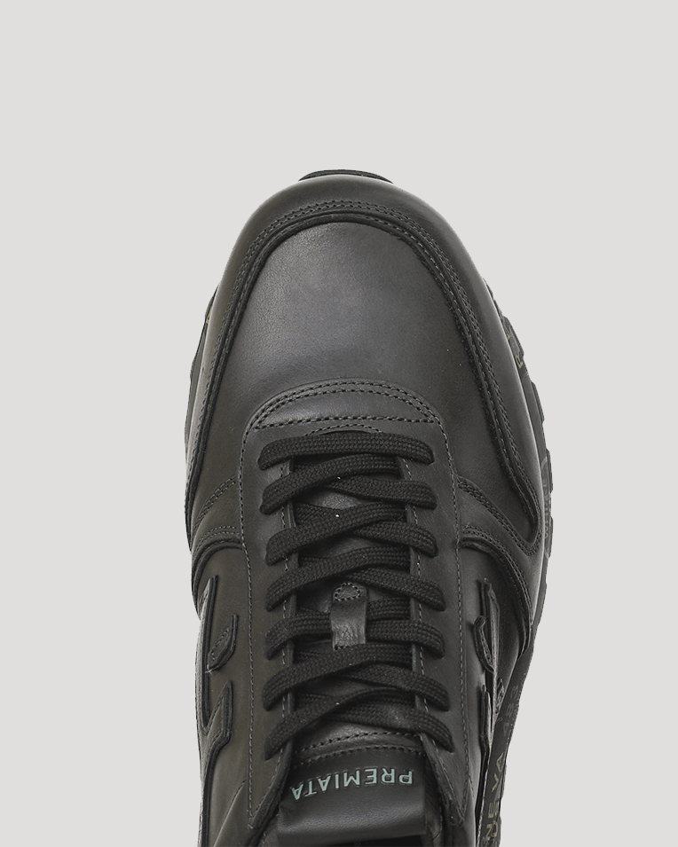 Мужские кроссовки Premiata Sneaker Mick 1453 кожа черный