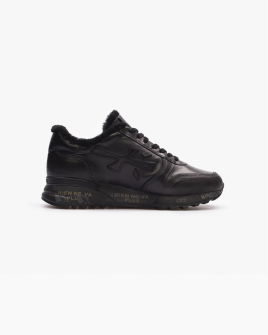 Мужские кроссовки Premiata Sneaker Mick 5527M Black кожа черный