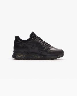 Мужские кроссовки Premiata Sneaker Mick 5527M Black кожа черный