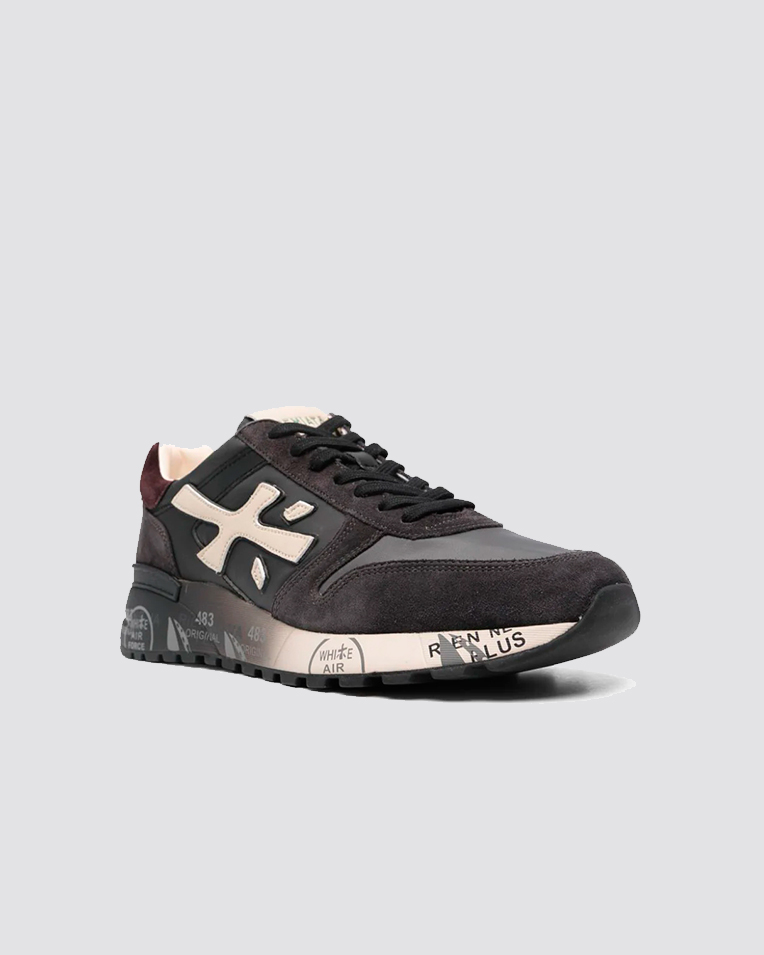 Мужские кроссовки Premiata Sneaker Mick 6872 кожа серые