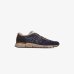 Мужские кроссовки зимние Premiata Sneaker Mick 7068 кожа с мехом синий 