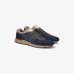 Мужские кроссовки зимние Premiata Sneaker Mick 7068 кожа с мехом синий 