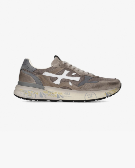 Чоловічі кросівки Premiata Mick 8118 комбінована замша коричневий