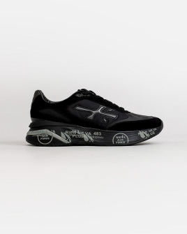 Чоловічі кросівки Premiata Sneaker Moerun 6445 чорний замша Чоловічі кросівки Premiata Sneaker Moerun 6445 чорний замша