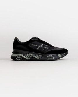 Мужские кроссовки Premiata Sneaker Moerun 6445 замша черный